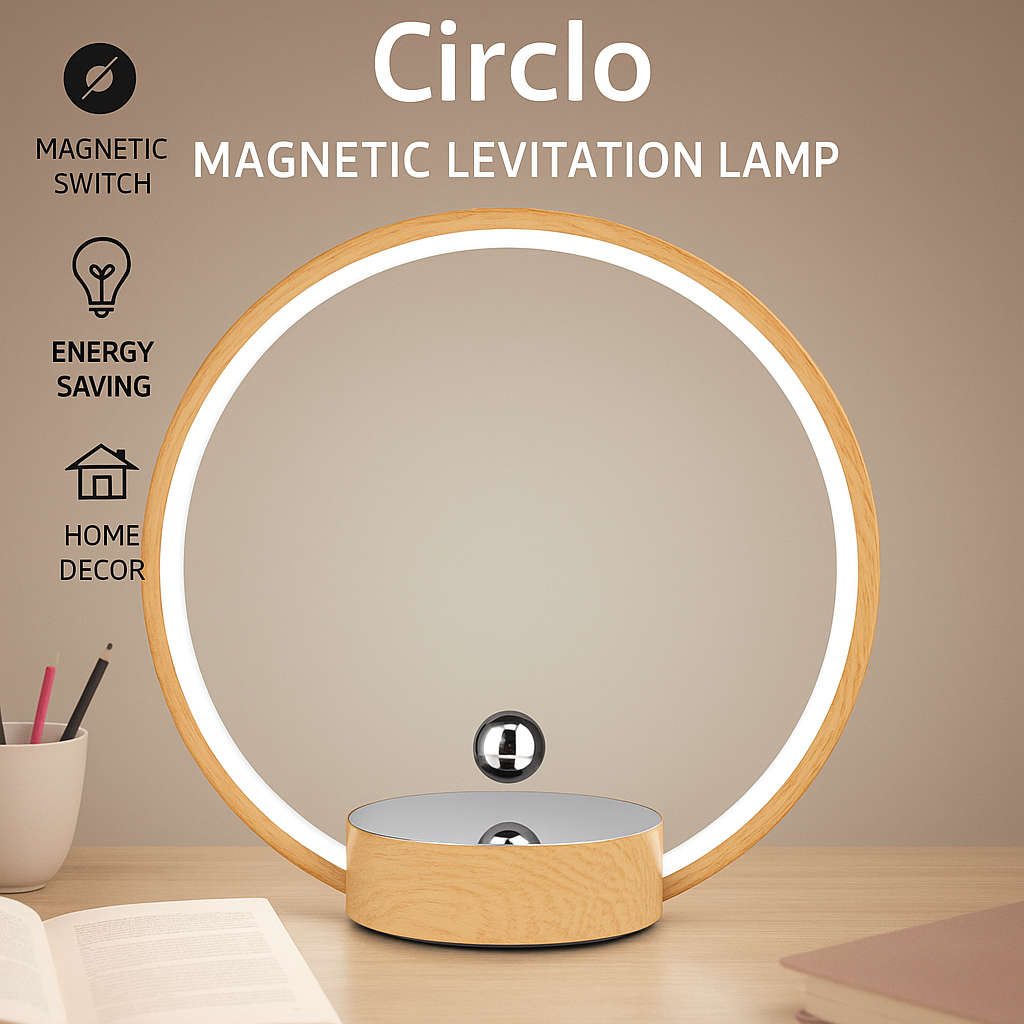 CIRCLŌ Magnetic Floating Levitating Lamp